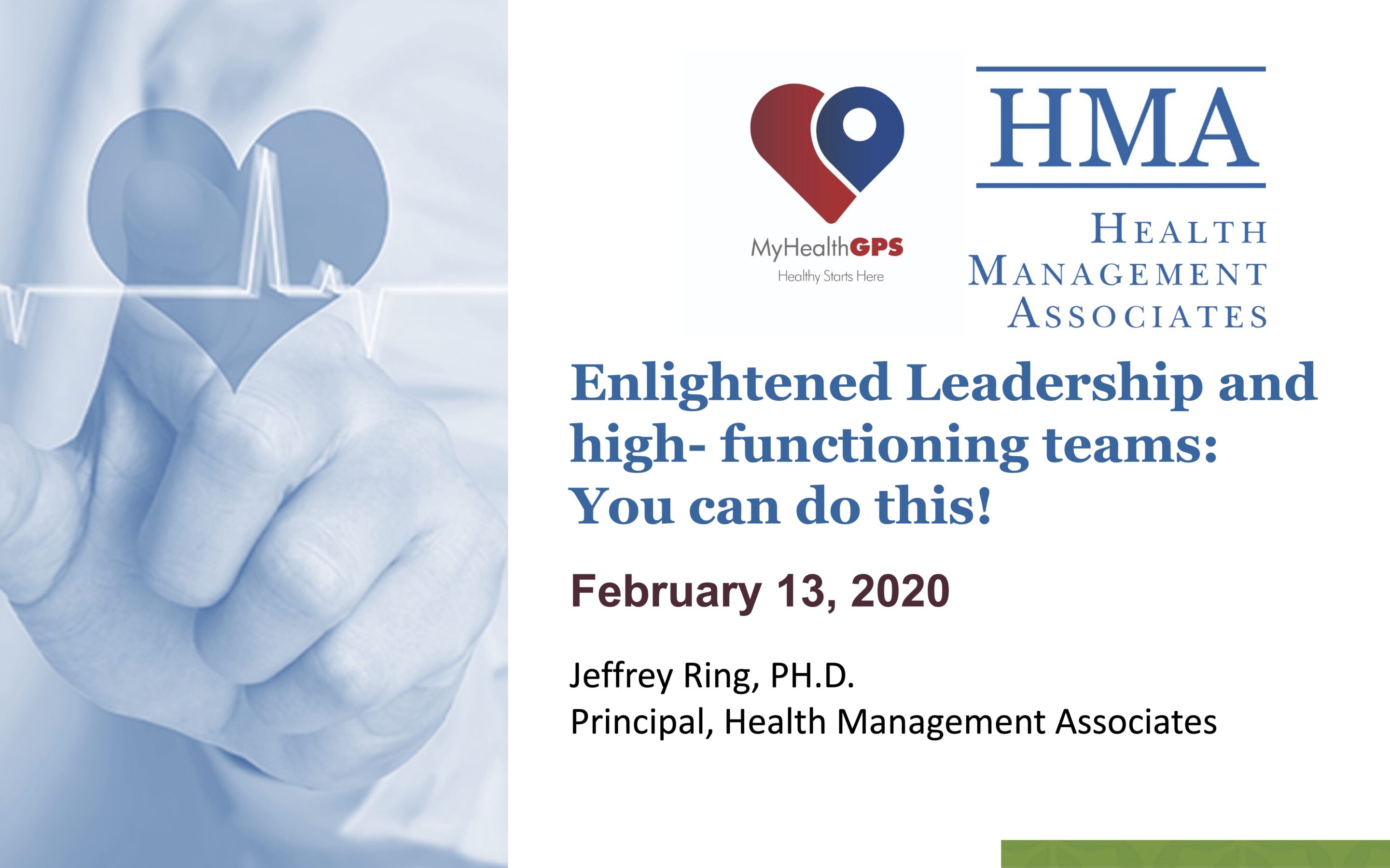 Enlightened Leadership & High Functioning Teams